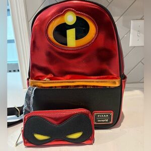 NWT incredibles Loungefly with attached wallet